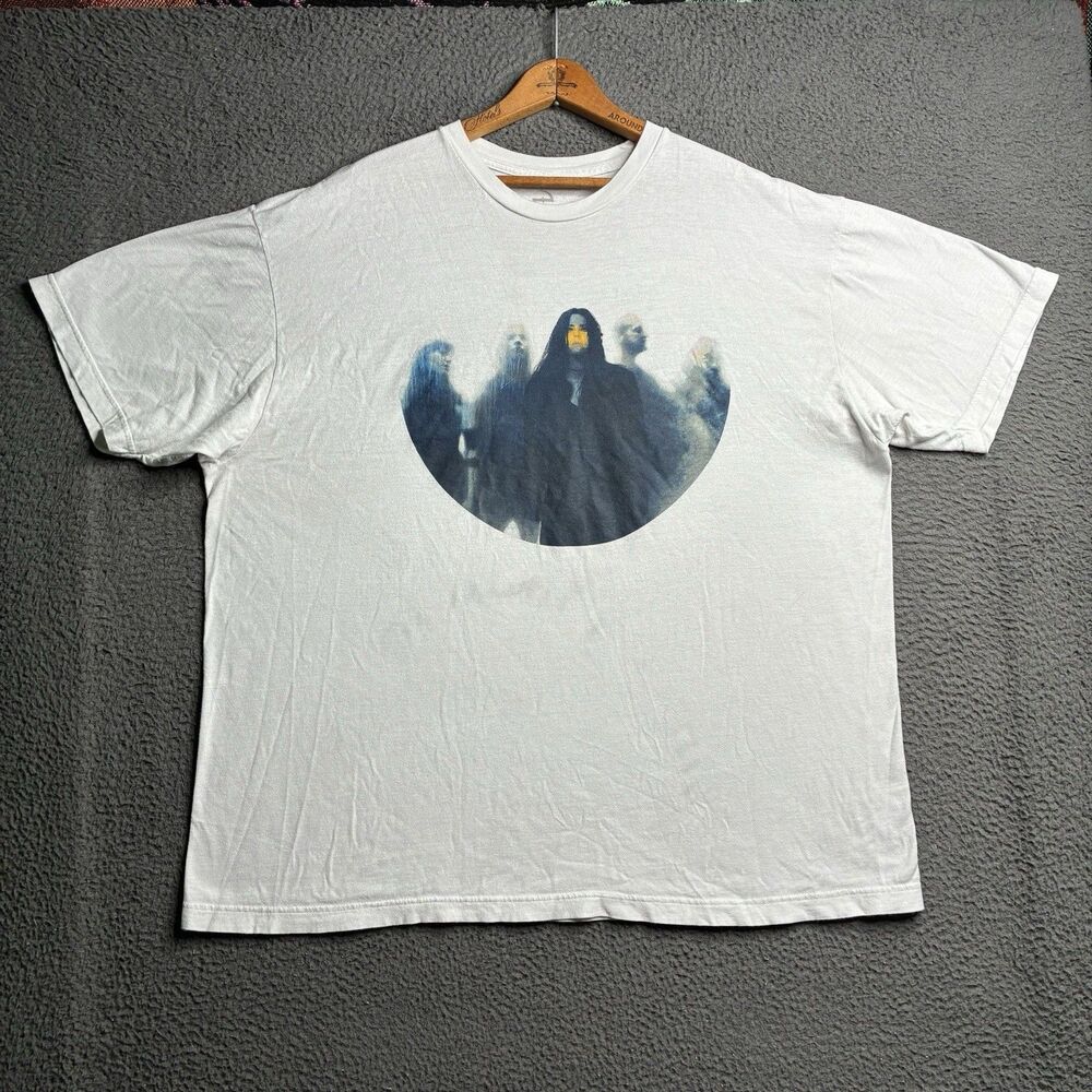 Evanescence Logo Band T Shirt Black Y2K Nu Metal Rock 2XL 2020 Tour